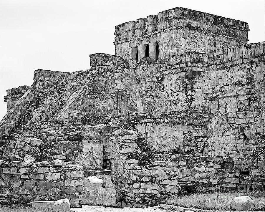 Mayan Ruins Digital Art by Kirt Tisdale