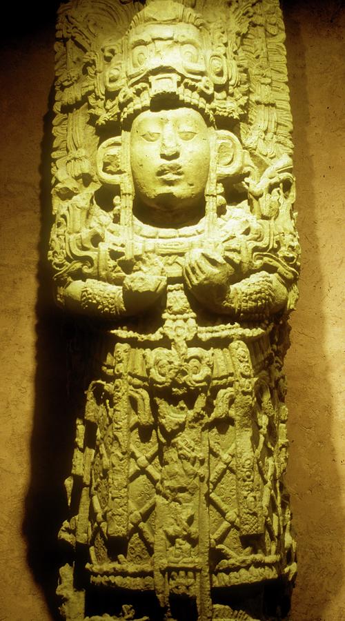 Mayan Stele Photograph