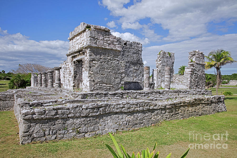 Mayan Temple at Tulum, Yucatan, Mexico Photograph by Arterra Picture Library