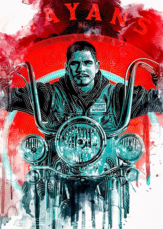 Mayans Mc 1 Poster Painting By Karl Lloyd - Fine Art America