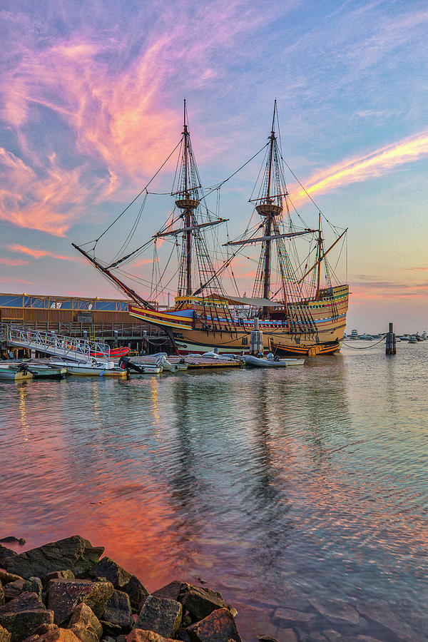 Mayflower at Plymouth Massachusetts Photograph by Juergen Roth