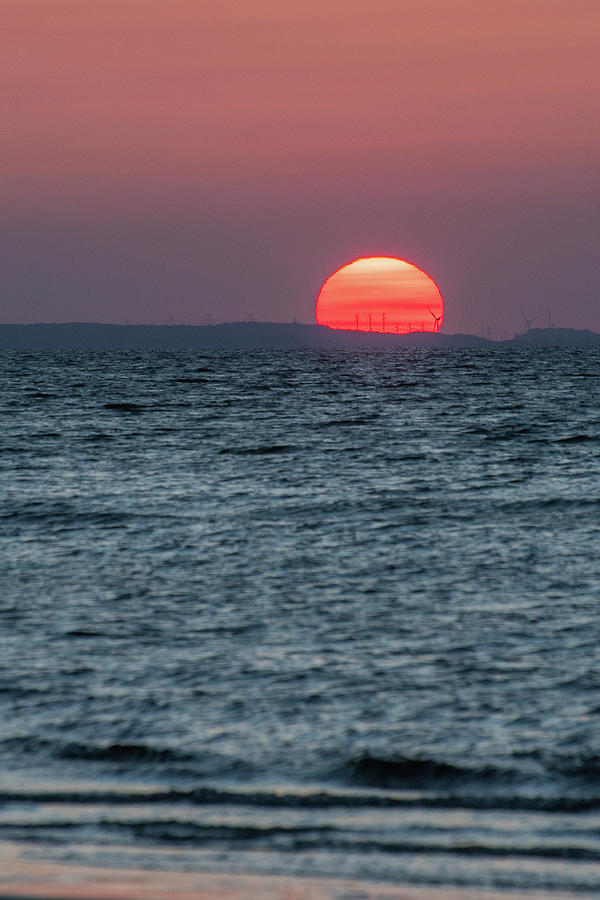 Mayflower Beach Fall Sunset Photograph by Mike Ste Marie