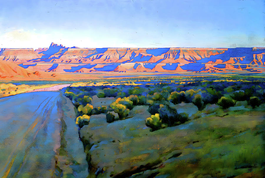 Maynard Dixon - Approach to Zion Painting by Jon Baran