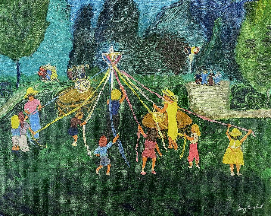 The Maypole Dance Painting by Suzy Berschback - Fine Art America