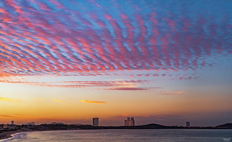Mazatlan Sunrise Over Cerritos Photograph by Tommy Farnsworth