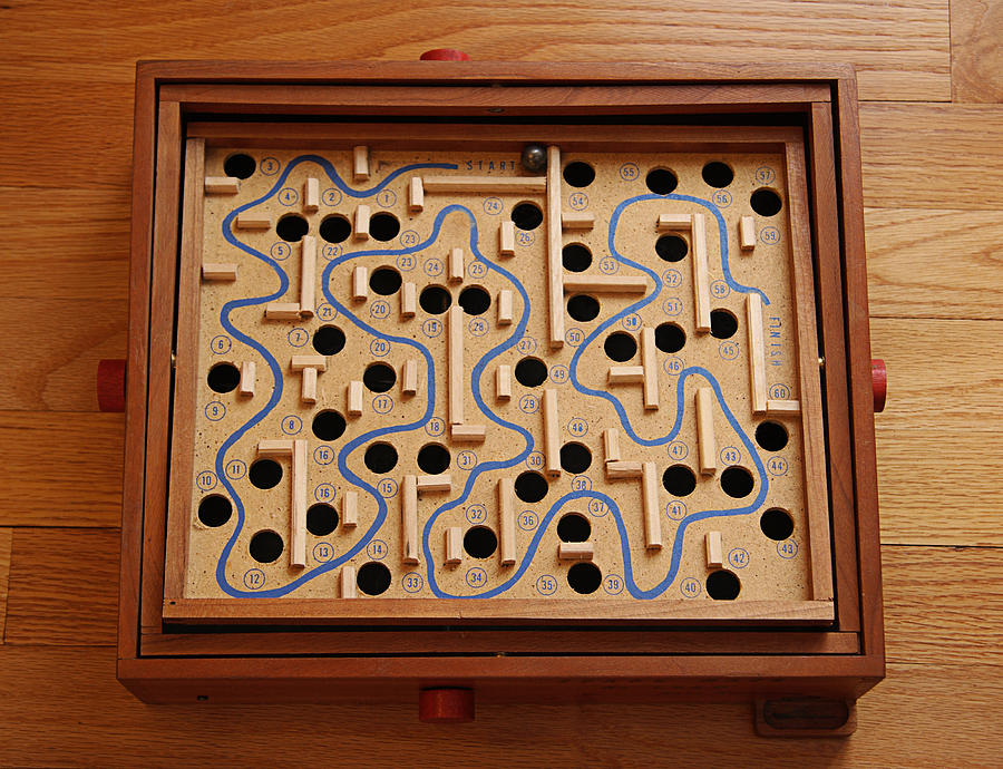 Maze Game Photograph by Skeezer