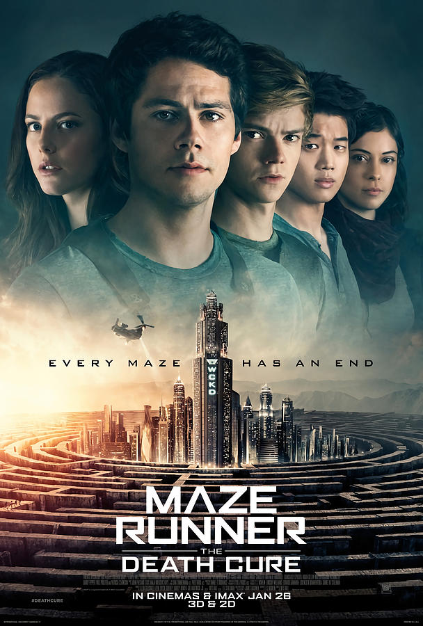 Maze Runner The Death Cure Poster Painting by Grant King