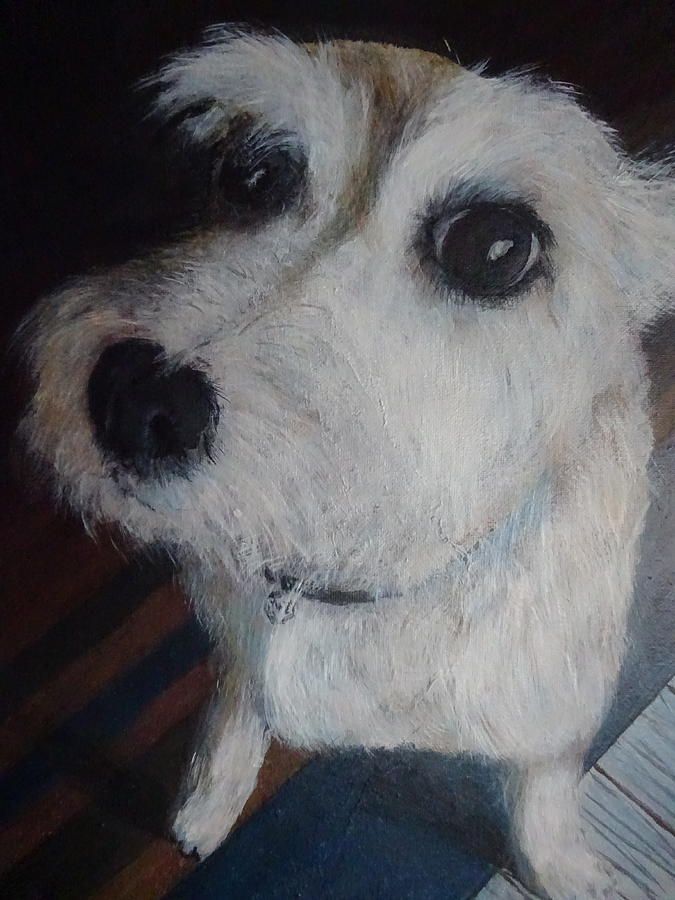 Mazy the Dog Painting by Vincent Cricchio