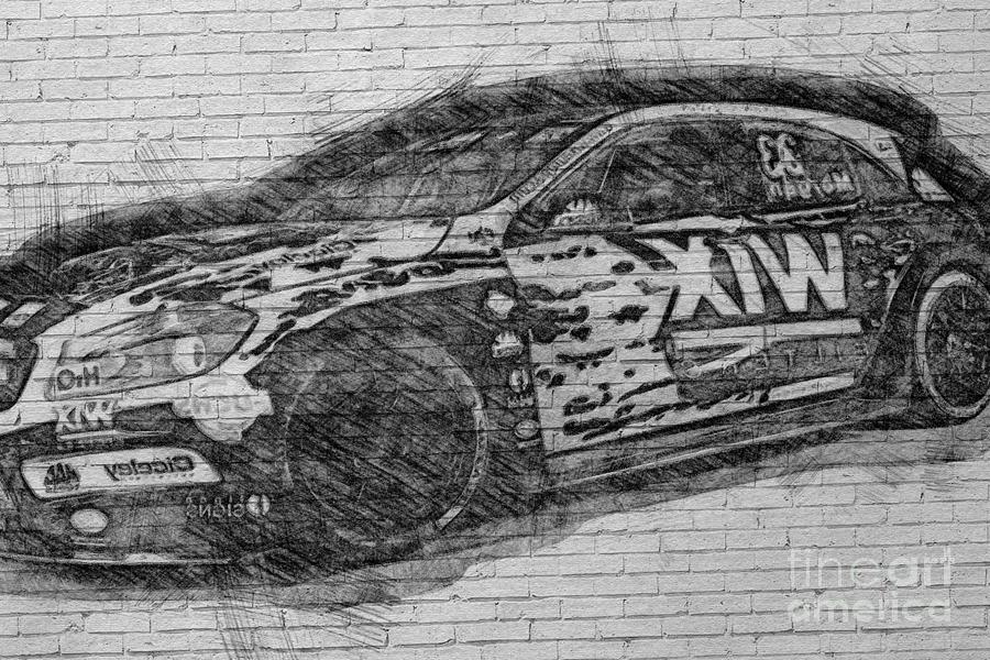 MC1498 Mercedes-Benz A-Klasse race cars BTCC Digital Art by Lisa Von ...