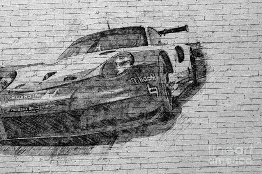 MC1589 Porsche 911 RSR sport car racing Digital Art by Lisa Von - Fine ...