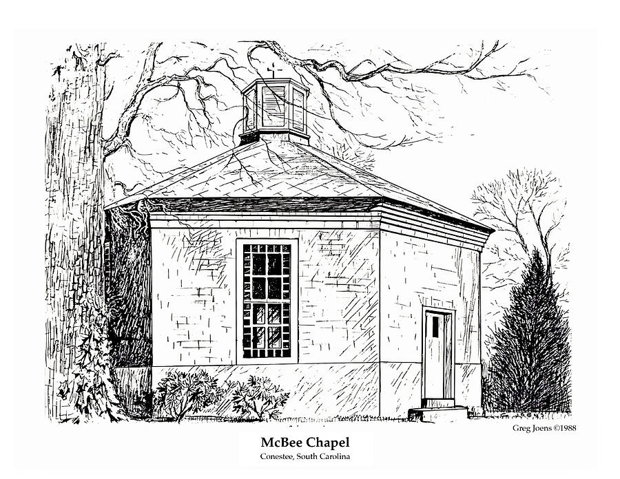 McBee Chapel Mixed Media by Greg Joens