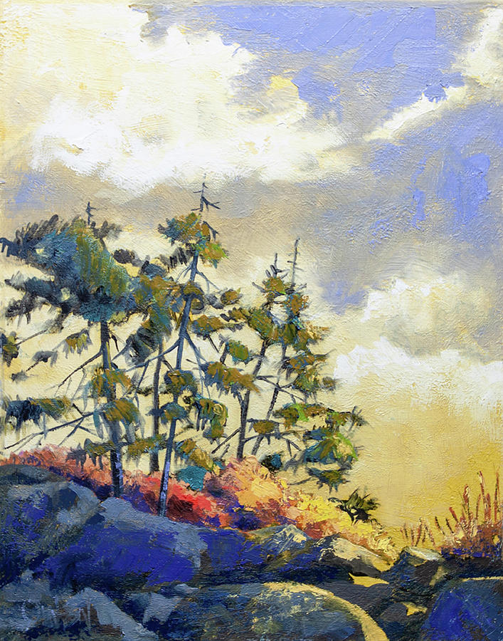 McCaulley Hillside Painting by Rob Owen