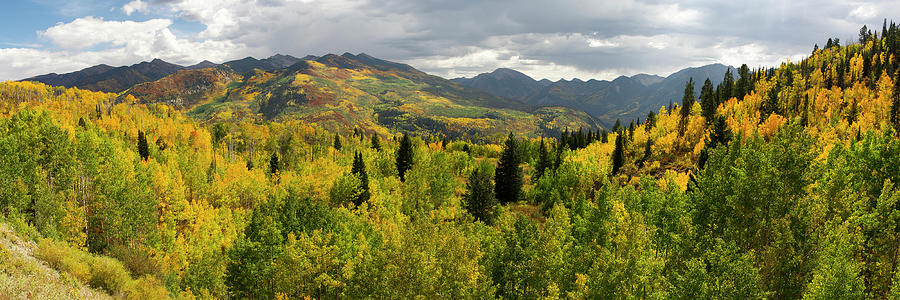 McClure Pass Panorama Photograph by Aaron Spong