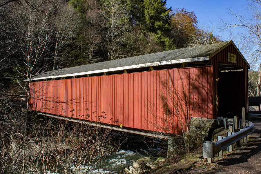 McConnells Mill Covered Bridge Photograph by Rick Nelson