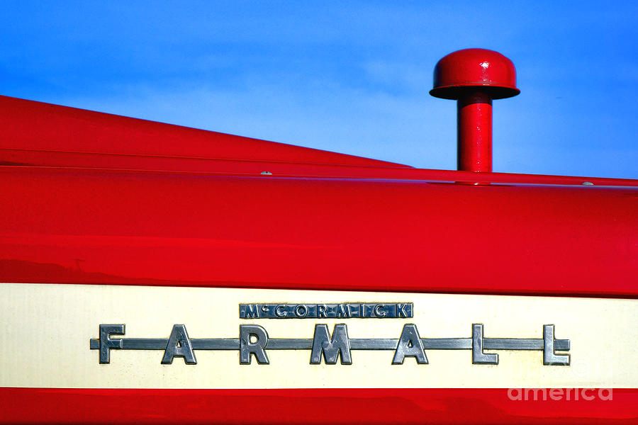 McCormick Farmall 450 Hood Photograph by Olivier Le Queinec
