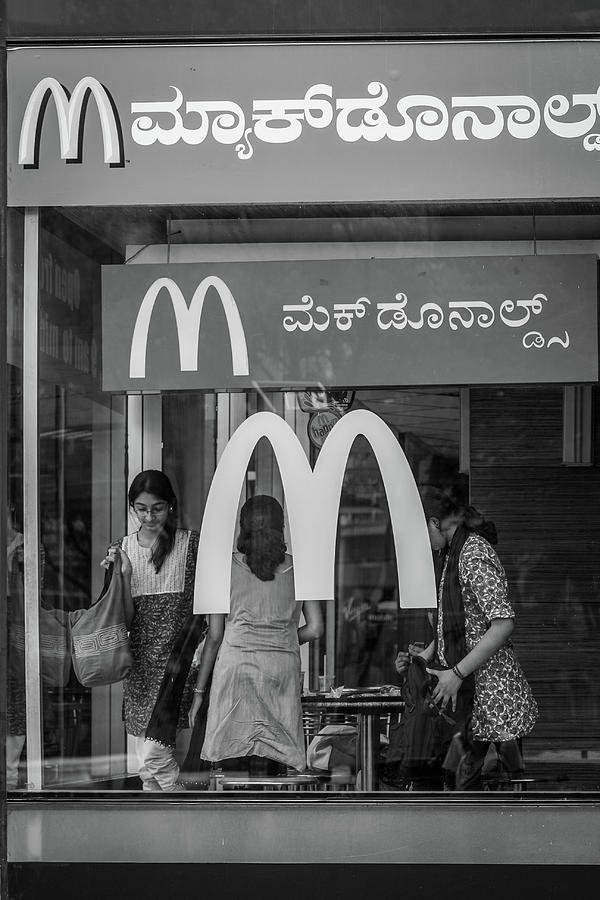 McDonalds in Bangalore Photograph by Sonny Marcyan