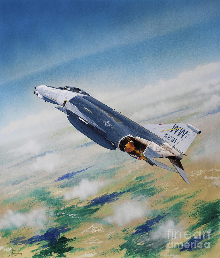 McDonnell Douglas F-4 Phantom II Painting by Steve Ferguson
