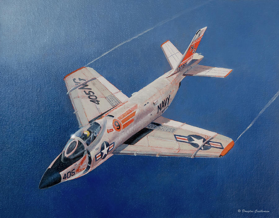 Mcdonnell F3h Demon Painting