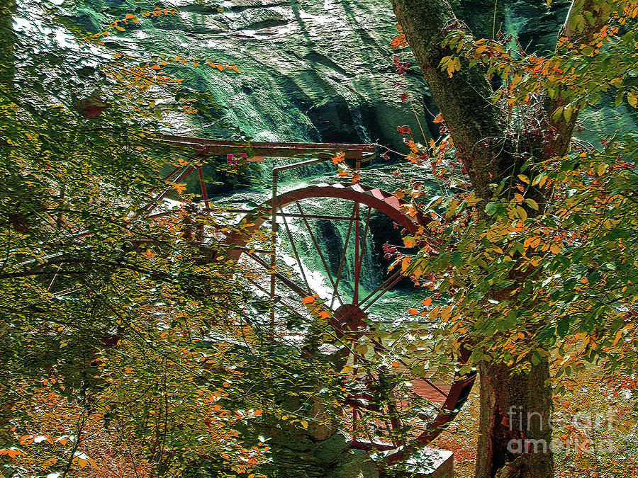 McGalliard Falls Through The Wheel Photograph by Lydia Holly