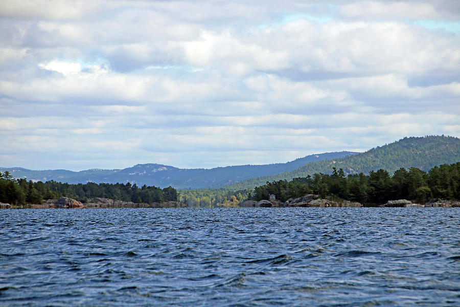 McGregor Bay And Mountains Photograph by Debbie Oppermann | Pixels