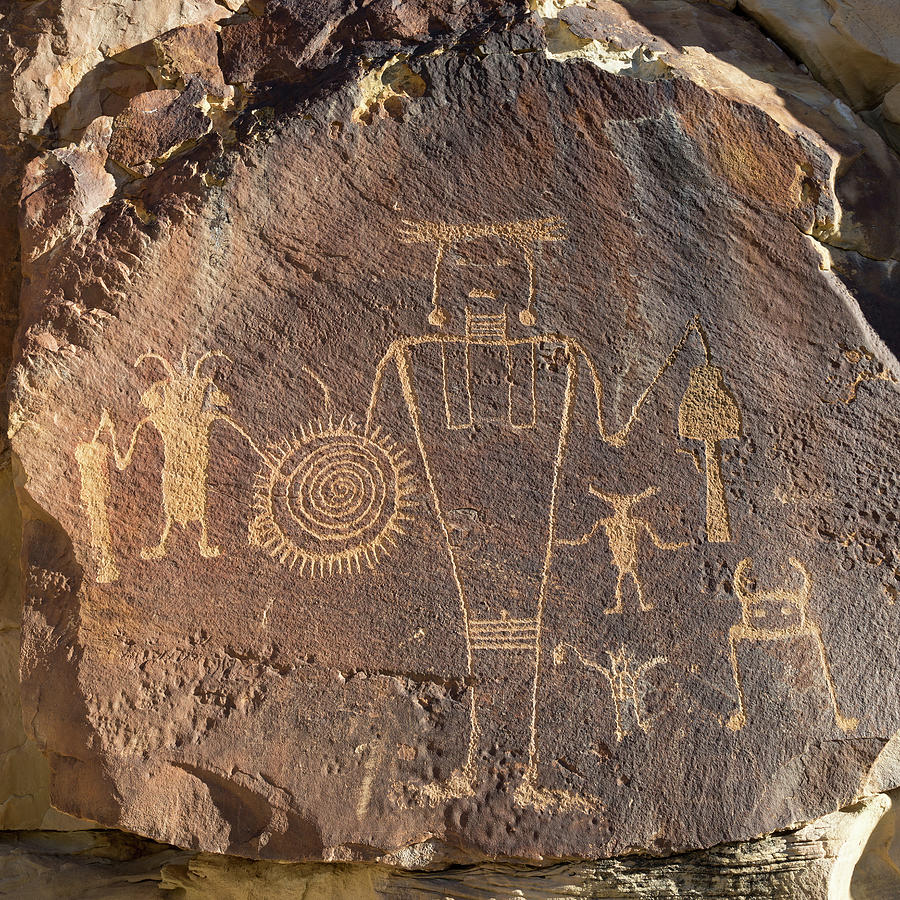 McKee Springs Petroglyphs  Photograph by Kathleen Bishop