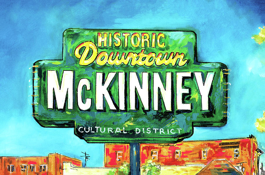 Mckinney Neon Sign Painting Painting