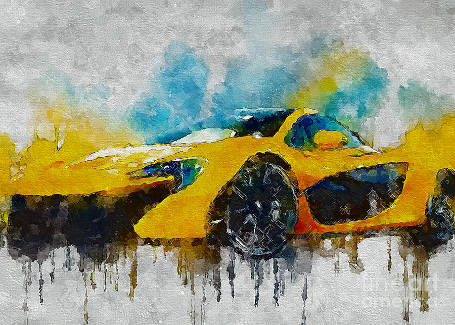 McLaren Luxury P1 Cars Digital Art by Lisa Sandra - Fine Art America