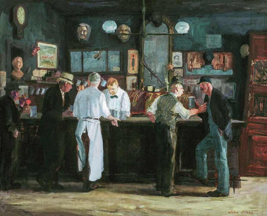 McSorleys Bar John Sloan 1912 Painting By Joan Sloan Pixels   Mcsorleys Bar John Sloan 1912 Joan Sloan 