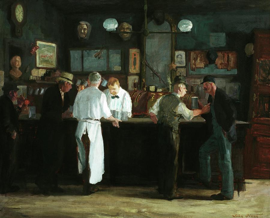 McSorleys Bar Painting by John Sloan