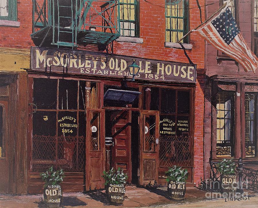 New York City Painting - McSorleys Old Ale House  by Tim Lindquist