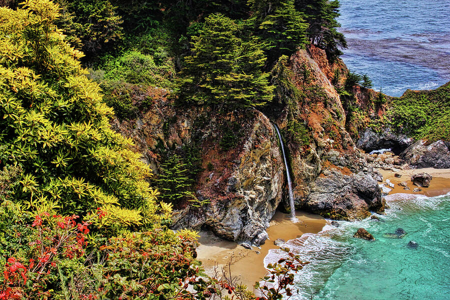 McWay Falls 3 Photograph by Judy Vincent