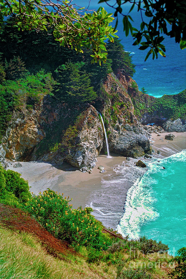 State Park Photograph - Mcway Falls Julia Pfeiffer Burns Sp by David Zanzinger State Park Photograph - Mcway Falls Julia Pfeiffer Burns Sp by David Zanzinger