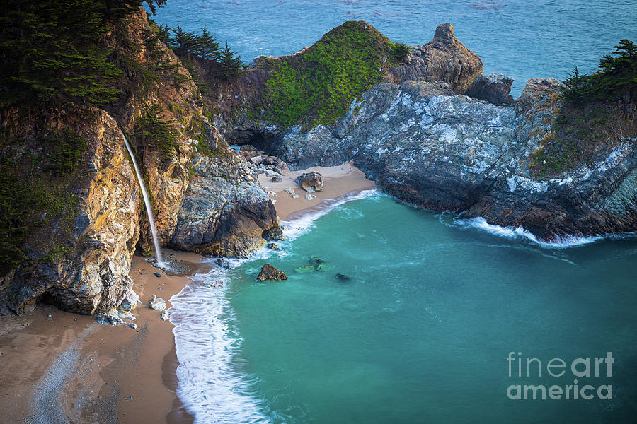 McWay Falls Twilight Photograph by Inge Johnsson