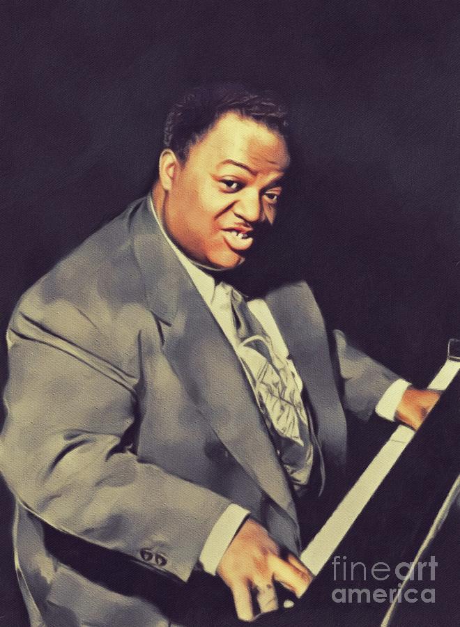 Music Painting - Meade Lux Lewis, Music Legend by Esoterica Art Agency
