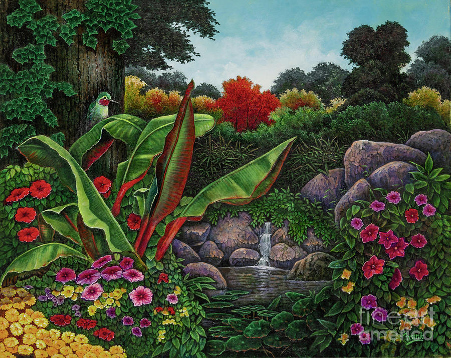 Meadow Brook Painting by Michael Frank
