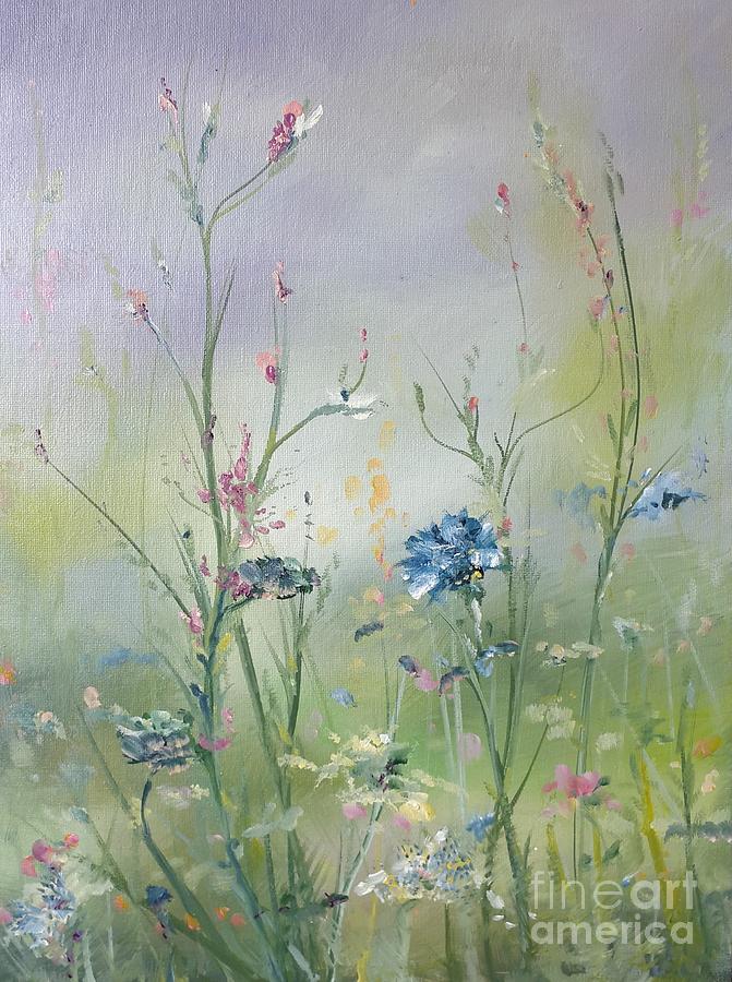 Multicolor Painting - Meadow Flowers 3 by Svetlana Sokolova