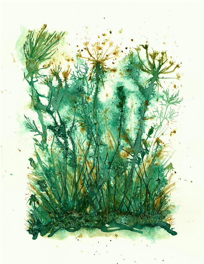 Meadow flowers Painting by Nataliya Vetter