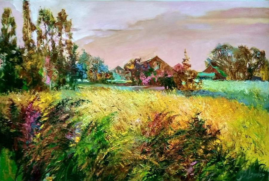 Meadow grass Painting by Sergey Ignatenko