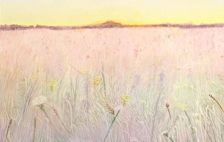 Meadow Sunset Painting by Joanne ONeill