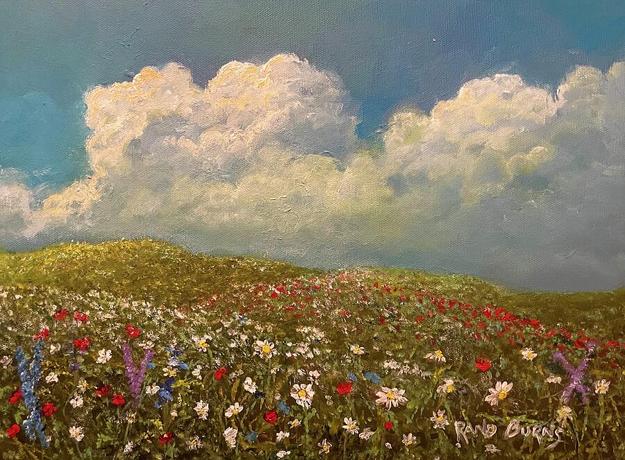 Nature Painting - Meadow World by Rand Burns