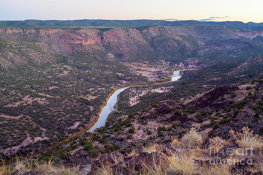 Meandering Rio Grande  Photograph by Roselynne Broussard