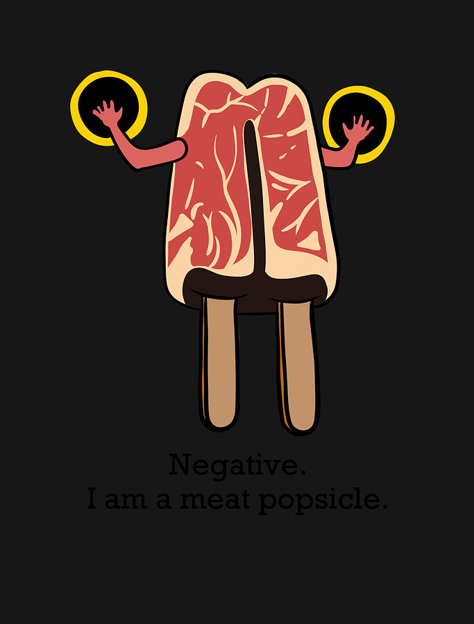 Meat Popsicle  Digital Art by Wesley Aston