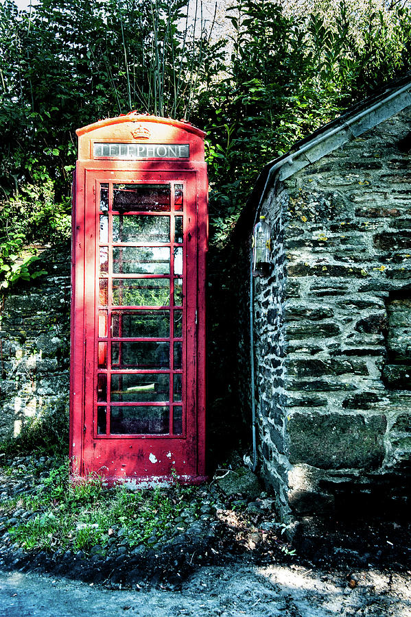 Meavy Red Telephone Box Dartmoor Photograph by Helen Jackson