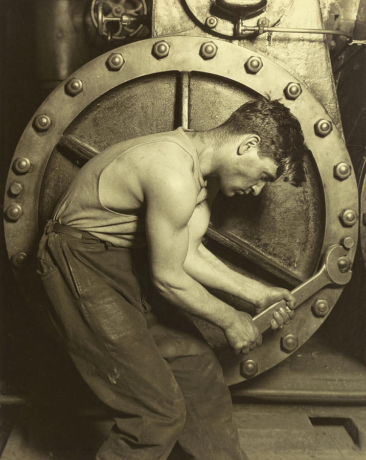 Steamfitter, or Mechanic and Steam Pump Weekender Tote Bag by Lewis Hine -  Fine Art America