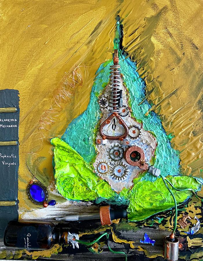 Mechanica Alchemia Mixed Media by Bethany Beeler