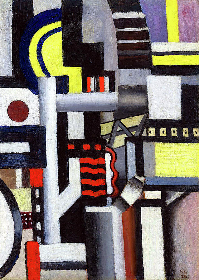 Mechanical Elements Painting by Fernand Leger | Pixels