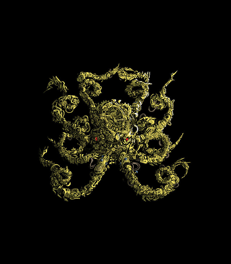 Mechanical Octopus Digital Art by Mechanical Octopus | Fine Art America