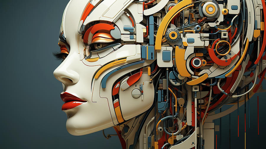 Mechanized Muse - The Fusion of Form and Circuitry - AI Art Digital Art ...