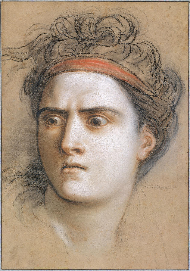 Medea Drawing by Charles-Antoine Coypel