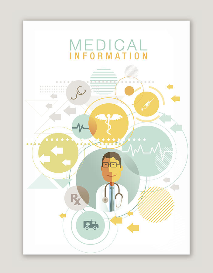 Medical book design Drawing by Exdez
